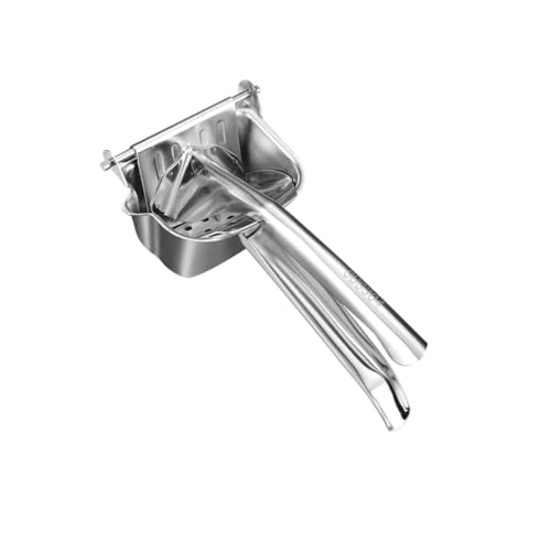 ARTIBETTER Exprimidor Manual de Frutas de Prensa Acero Inoxidable 304 Exprimidor de Portátil Plateado Accesorio Doméstico para Jugos Frescos y Naturales