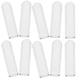 SEWACC Wiederverwendbare Strohhalmkappen 10 Stück Transparent Staubdicht Praktisch für...