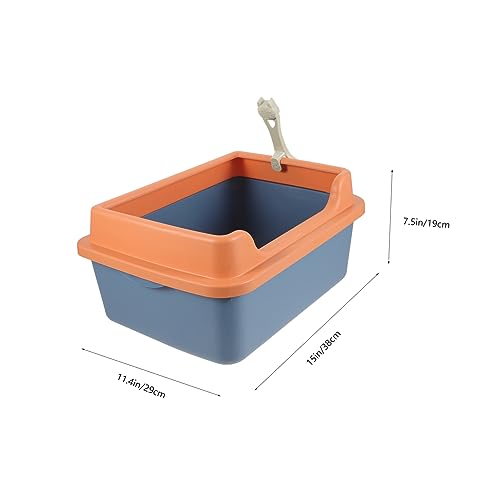 GANAZONO 1 Conjunto Caixa Areia Para Gatos Abastecimento Gato Banheiro Para Animais Estimação Pá Are
