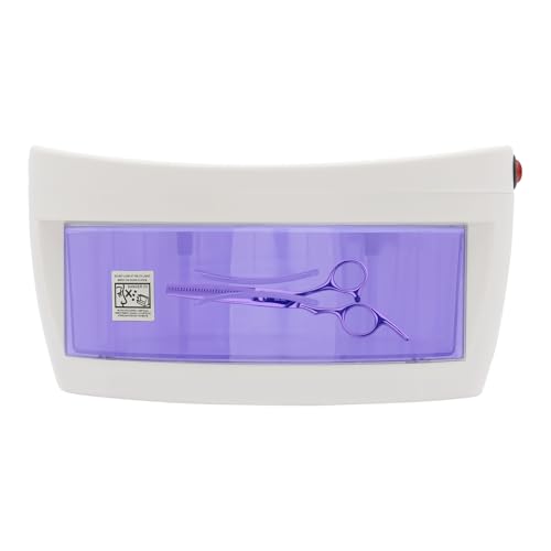 Caja esterilizadora profesional de 6 W, esterilizador UV para tijeras, peines, cepillos, esponjas, toallas, etc. 31 x 18,5 x 16 cm