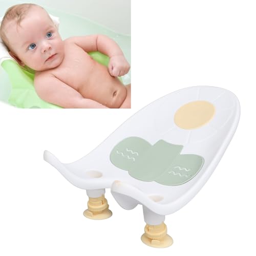 Image of Baby Bath Support, Infant Non Slip Bath Support Tub, Bath Net Baby Bath Tub Lying Support Bracket Bath Sling Mesh for Newborn Boys Girls to Toddler (White)