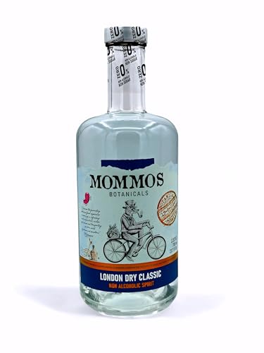 Mommos London Dry Clásica 0.0% - Alternativa GIN CLÁSICA - Sin alcohol - Sin Calorías - Sin Azúcar - Premium - Espirituosa 0% - 700ml | Para los amantes de las espirituosas 0% alcohol