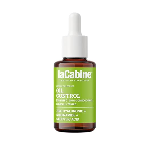 laCabine Sérum Facial Oil Control – Equilibrante y Matificante para Piel Mixta y Grasa, con Ácido Salicílico, Zinc y Niacinamida | Sin Aceite, Sin Alcohol, No Comedogénico