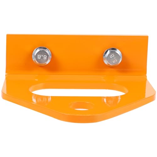 hapinary gancio di traino in ferro arancione per carrello e trattorino installazione facile, accessorio versatile per carichi pesanti e trasporto