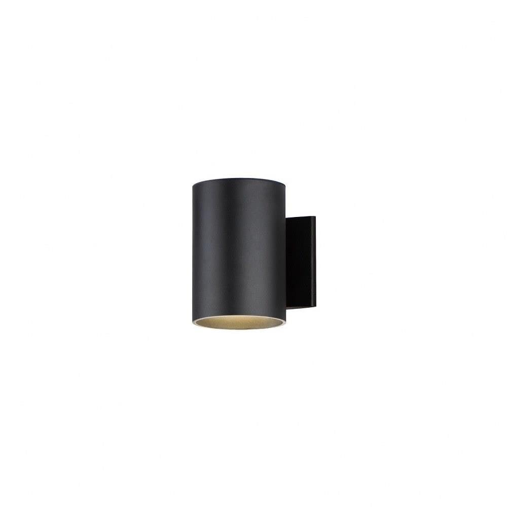 Maxim Outpost-10W 1 LED Outdoor Wall Mount-5 Inches Wide by 7.25 inches high-Black Finish