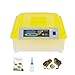 CROSSDESIGN Automatic Digital Egg Incubator 48 Eggs Poultry Hatcher Machine Breeder w/Temperature Control & Auto Turning for Hatching Chicken Duck Goose Quail Birds