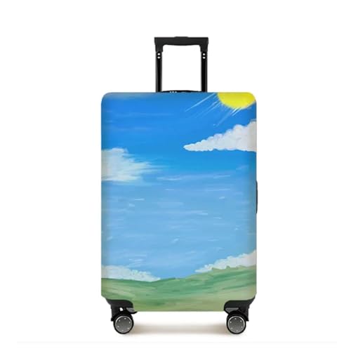 Lonas Impermeables Exterior, Cubierta Protectora De La Maleta, Maleta Envío Cubierta De Maleta De Viaje, Espesar Maleta con Ruedas Fundas para Maletas, Guardapolvo(L)