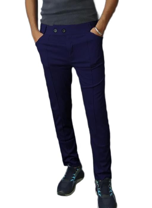 Men's Everyday Comfort Trouser | Regular Fit Soft Touch Pants-picture-55
