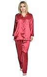Up2date Fashion Classic PJ Set, Five Colors, Sizes (S, M, L, XL), Style#PJ08ND (X-Large, Burgundy)