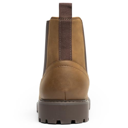 CGRRBW Men's Chelsea Boots Suede Leather Casual Cowboy Boots for Men by CGRRBW - Used condition - Image 7
