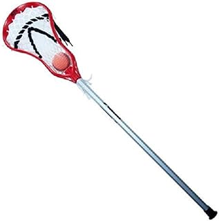 STX Lacrosse Mini Power with Aluminum Handle and Ball, Red