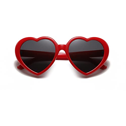 OZPYKAE Women Polarized Love Heart Sunglasses,Fashion Cute Heart Glasses Vintage Eyewear Sunglasses for Ladies4
