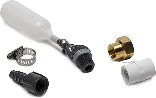 Little Giant AFV-GH Auto Fill Valve / Pump Up Valve, for Ponds, Fountains, Water Features, Aquariums...