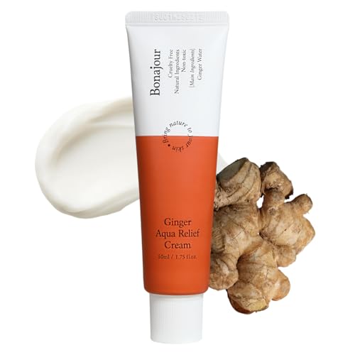 [BONAJOUR] Ginger Aqua Relief Cream, Gentle Exfoliation and Sooth...