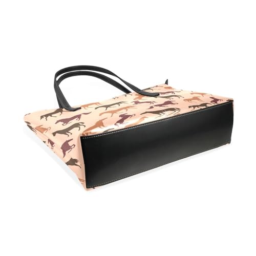 Image of Top Handle Bag for Women Vegan Leather Lady Purse Shoulder Bag
