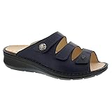 Weite M Finn Comfort Carcina, Finn-Plus (extraweit), Nube (Glattleder), Atlantic (blau) 3780-604041, Größe 41