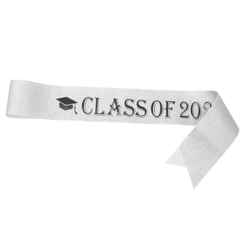 OKUMEYR Grad Party Sashes Gilded Ribbon Sash Graduation Etiquette Belt Decorative