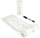 Handgemacht in London mit einer weiten Palette an exklusiven Design von jungen britischen Künstlern. Dieses Maßband für Kinder ist ein einfach zu verschickendes Geschenk zur Geburt oder als Mitbringsel zur Taufe oder zur Babyparty, Ein Andenken um die Erinnerungen der Kindheit für immer aufzubewahren. Passt toll ins Kinderzimmer oder in den Kindergarten.