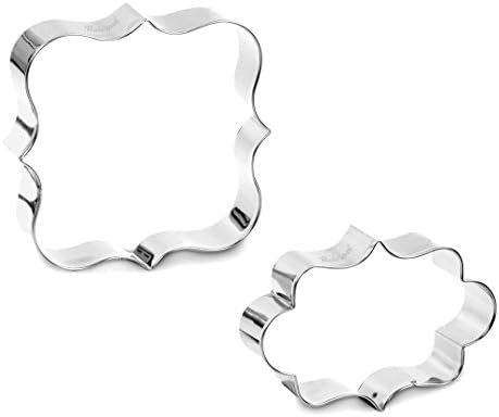 Bakerpan Stainless Steel Cookie Cutter Plaques II Set of 2