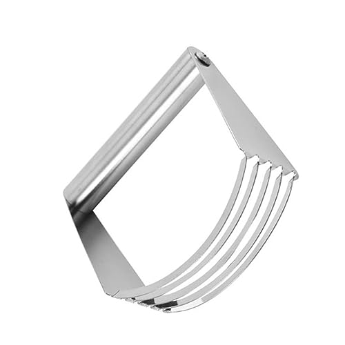 Unomor Stainless Steel Pastry Cutter and Blender for Baking Versatile Cream Mixer and Scraper for Cookies Cakes Muffins Kitchen Gadget for Easy Mixing