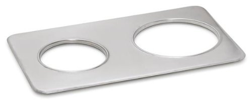 Royal Industries 2-Compartment Full-Size Adapter Panel for Steam Tables