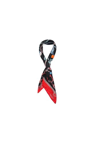 kate spade new york Women's Lock & Key Silk Square Scarf, Stylish & Lightweight Accessory, Ideal for Everyday4