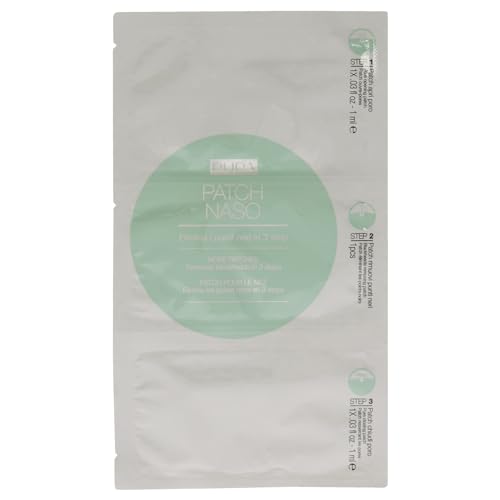 Pupa Milano Nose Patches - Blackheads Remover - 3 Steps - Clears Out Pores On The Nose - Draws Out Embedded Impurities - Soothes Skin - Facilitates Pore Closing - Suitable For All Skin Types - 1 Pack