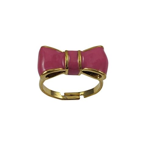 Ivy and Max Hot Pink Bow Ring Cover