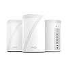 TP-Link Deco 7 Pro BE63 Tri-Band WiFi 7 BE10000 Whole Home Mesh System - 6-Stream 10 Gbps, 4x2.5G Ports Wired Backhaul, 4X Smart Internal Antennas, VPN, HomeShield, Free Expert Support (3-Pack)