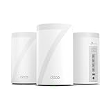TP-Link Deco 7 Pro BE63 Tri-Band WiFi 7 BE10000 Whole Home Mesh System - 6-Stream 10 Gbps, 4x2.5G Ports Wired Backhaul, 4X Smart Internal Antennas, VPN, HomeShield, Free Expert Support (3-Pack)