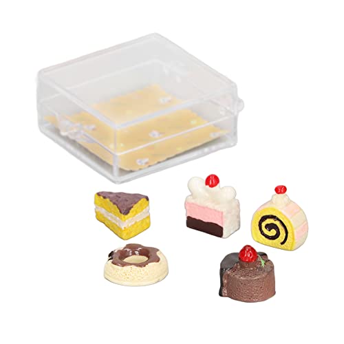 Shanrya Miniatur Puppenhaus sichere Verwendung 1:12 Puppenhaus Miniatur Desserts Harz schönes schönes Material für 1:12… – Bild 8
