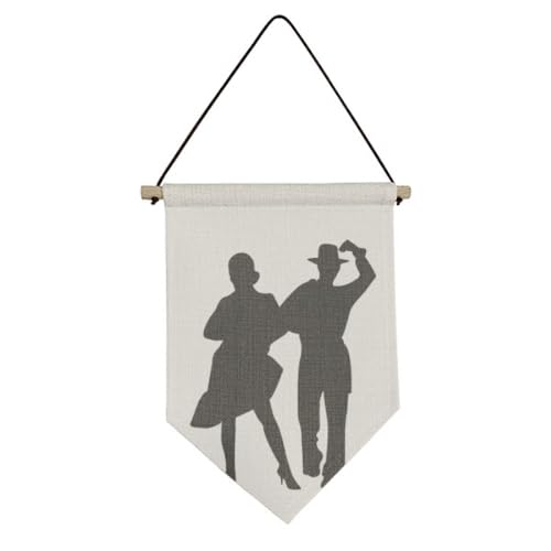Drapeau en toile suspendre no/no déco murale sport danseuse suspension textile