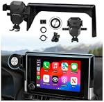 FIILINES Phone Mount for Toyota RAV4 2019-2025 (Only Fit 7/8-inch Screen), 360 Degree Rotation Cell-Phone Holder RAV4 Accessories, Navigation Phone Holder Compatible with 4-7 Inch Phones, Black