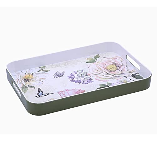 Plateau d'approvisionnement chic et rectangulaire pour décoration de table basse