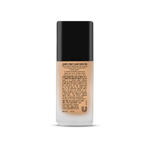 Image of Lakme Ultimate Glam Foundation. Shade 05, 25 ml (Pack of 2)