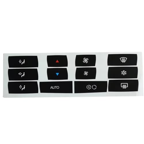 Autocollants bouton BMW X3 E83 pour réparer les touches effacées