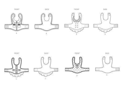 SIMPLICITY Schnittmuster SS9970A Hundemäntel A (XXS-XS-S-M)