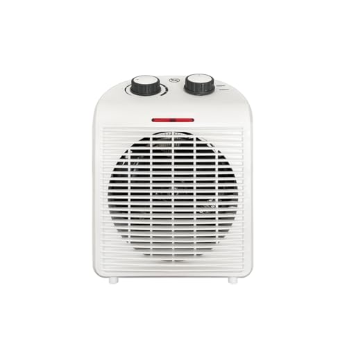 Acomoda Textil – Calefactor Portátil 2000W Regulable de Bajo Consumo para Habitación, Oficina y Baño. Termo Ventilador Aire Caliente Eficiente con Termostato de Seguridad. (Calefactor, C)