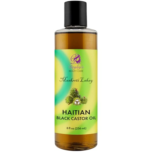 Doyleys Haitian Black Castor Oil 8oz | Pure Hexane FREE | Hair and Skin