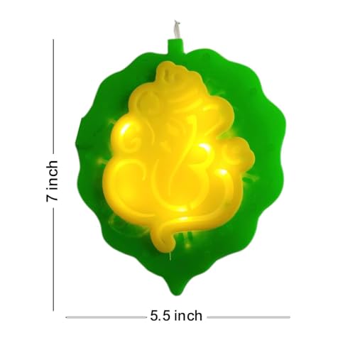 Image of URM Decorative Ganesh Curtain 12 Light 138 Led 8.2 feet Leaf Curtains String Lights Window Curtain Lights Sourced for Indoor Outdoor Decoration (3 Meter, Warm White)