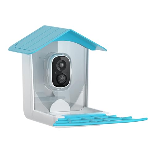 VicoHome Bird Feeder with Camera - AI Bird Recognition, Solar Powered Outdoor Birdhouse Cam with Night Vision, Motion Alerts, App Control, Cloud & SD Storage, IP65 Waterproof, 2K HD Live View, Wi-Fi