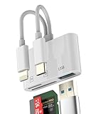 タイプcライトニング変換USB3.0 TFカードSDカードリーダー(3in1)対応iPhone iPad macbook lightning対応Samsung USB C OTG メモリーカードアダプター 対応Apple MFI認証データ保存スマホから写真を取り込む、とパソコンでMicrosdとのリーダー、カメラとデジカメからのデータ移行と転送メモリースティックの接続バックアップと高速取り込み機能