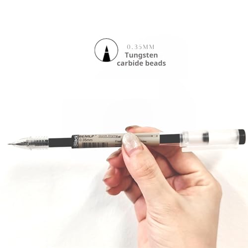 Bolígrafo Gel 0.35mm Tinta Negra Paquete 12 unidades miniatura 2