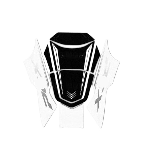 Coussin protection réservoir moto pour PCX 160 autocollant givré noir