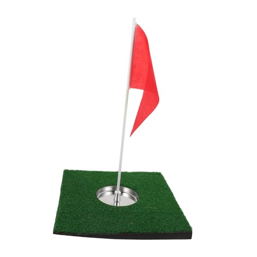 Tapis de putting golf portable et kit entraînement avec trou réglementaire