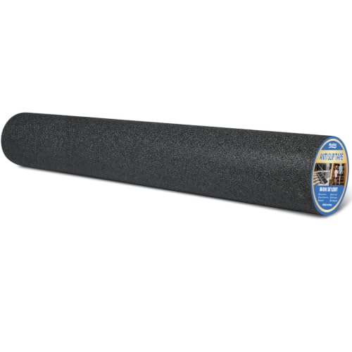 Black Anti Slip Tape, 36 in x 20 ft, 80 Grit Wide Grip Tape