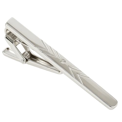 Image of TIE STUDIO Men's Metal tie pin | pack of 1 | Alloy Steel | Superior finishing | Packaging - Black box