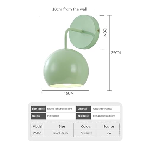 Lampe porche LED moderne lumière blanche pour une lecture de lit nette
