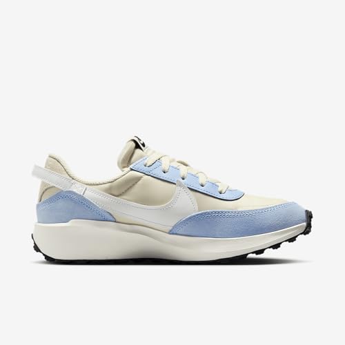 Nike Waffle Debut Women's Shoes (DH9523-007, Soft Pearl/Aluminum/Black/Summit White)3