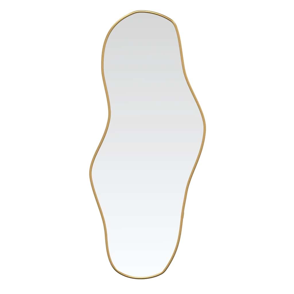 Vidaxl Wall Mirror Gold 90X40 Cm from B&Q